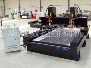 重庆巫山县双头立体多功能石材雕刻机HW-1325-2Z