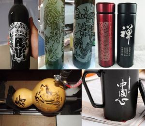 重庆巫山县酒瓶葫芦工艺品激光雕刻机